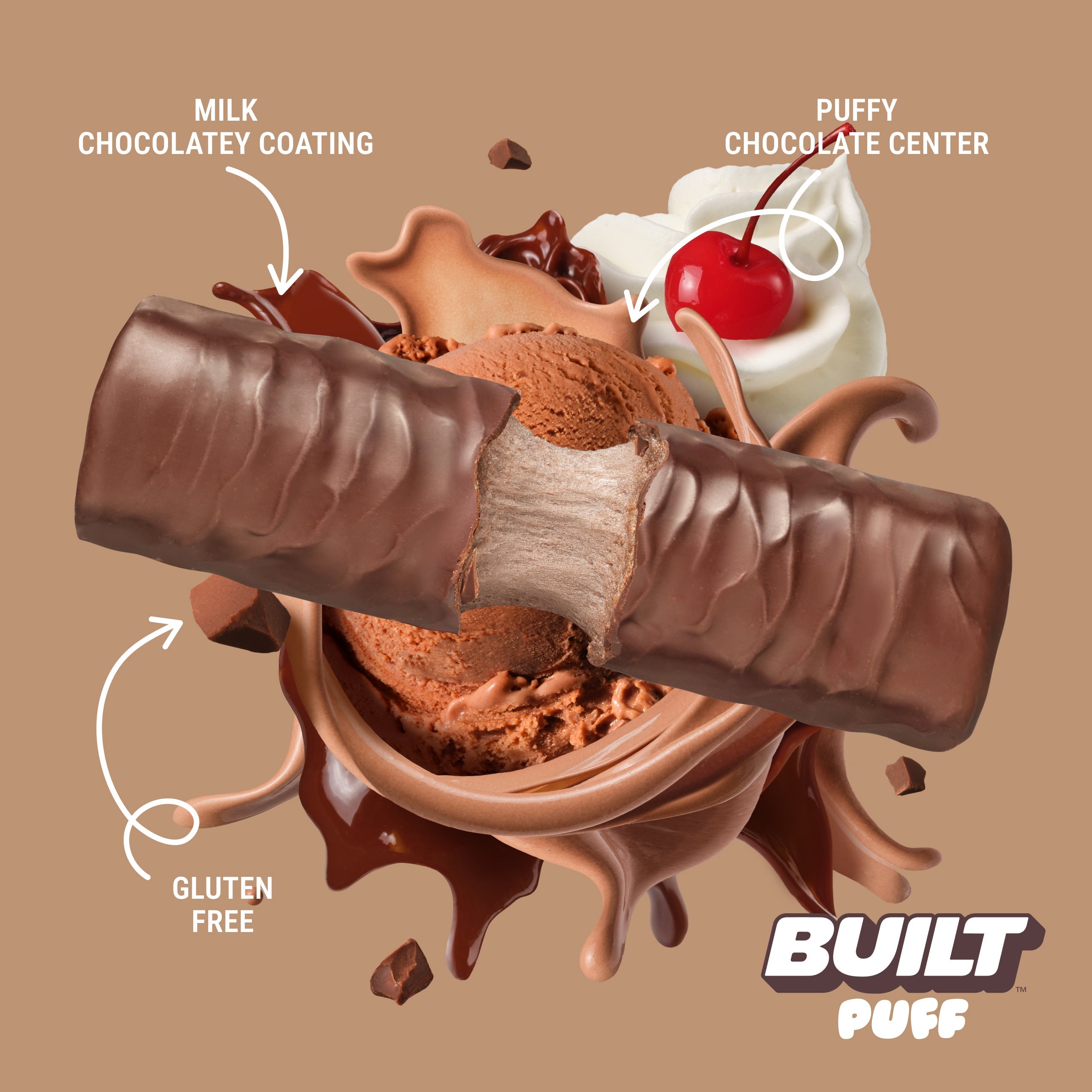 Chocolate Milkshake Puff - Quiet Moment at Your Desk