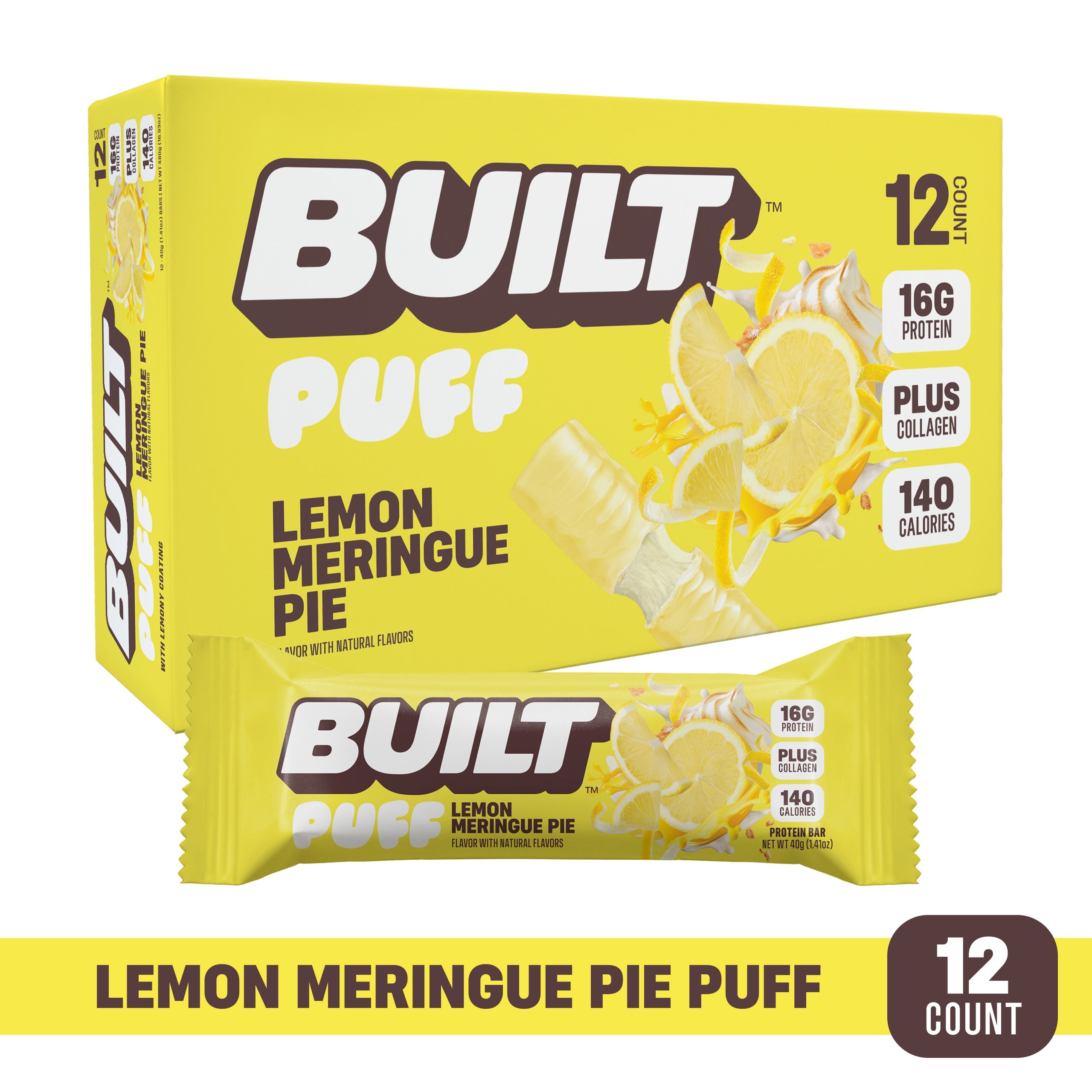 Lemon Meringue Pie Puff - Upbeat Moment on Weekends