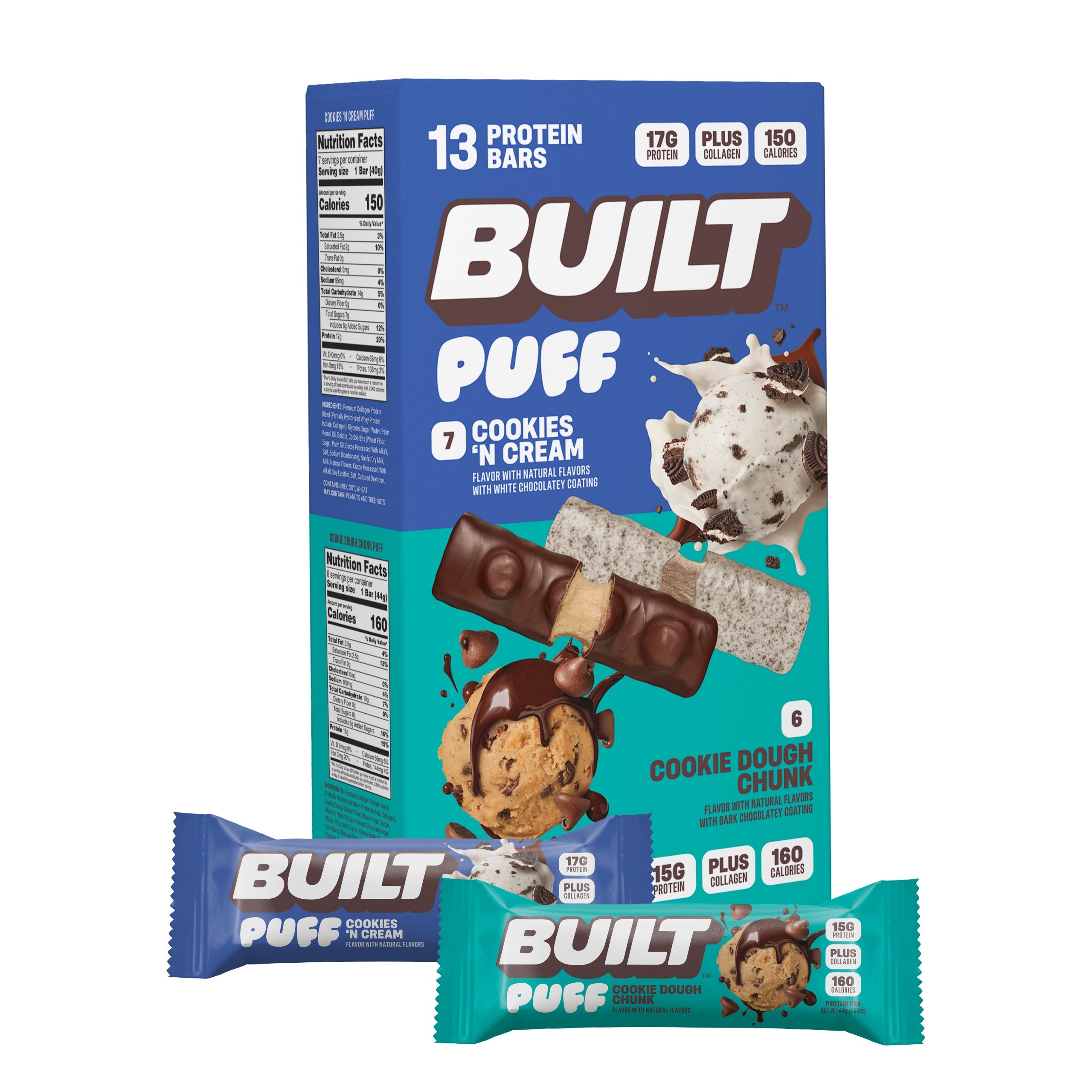 Variety Pack: Cookies 'N Cream + Cookie Dough Chunk - Spontaneous Moment Around the Table