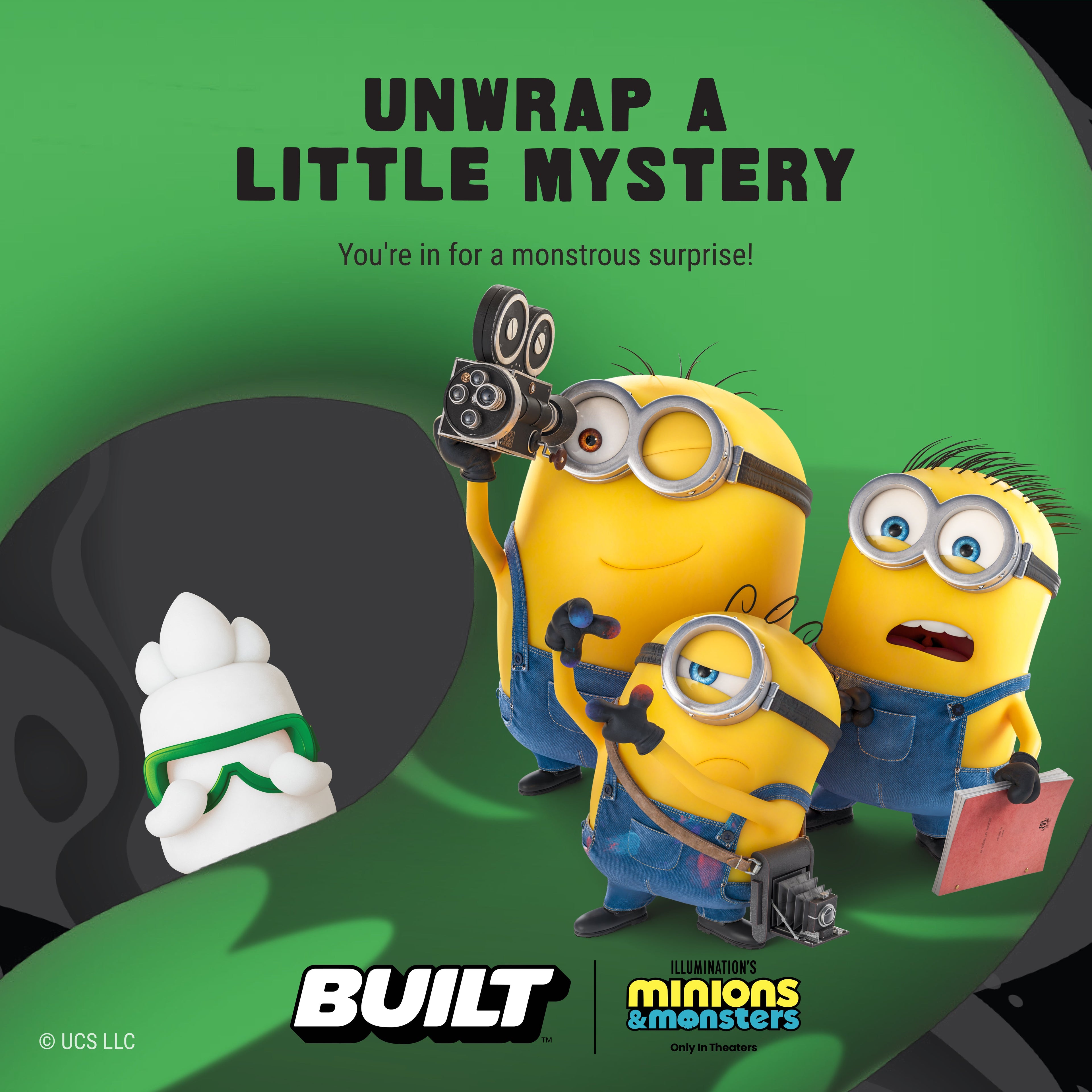 Minions and Monsters Mystery Puff 4ct - Quiet Moment After a Meal