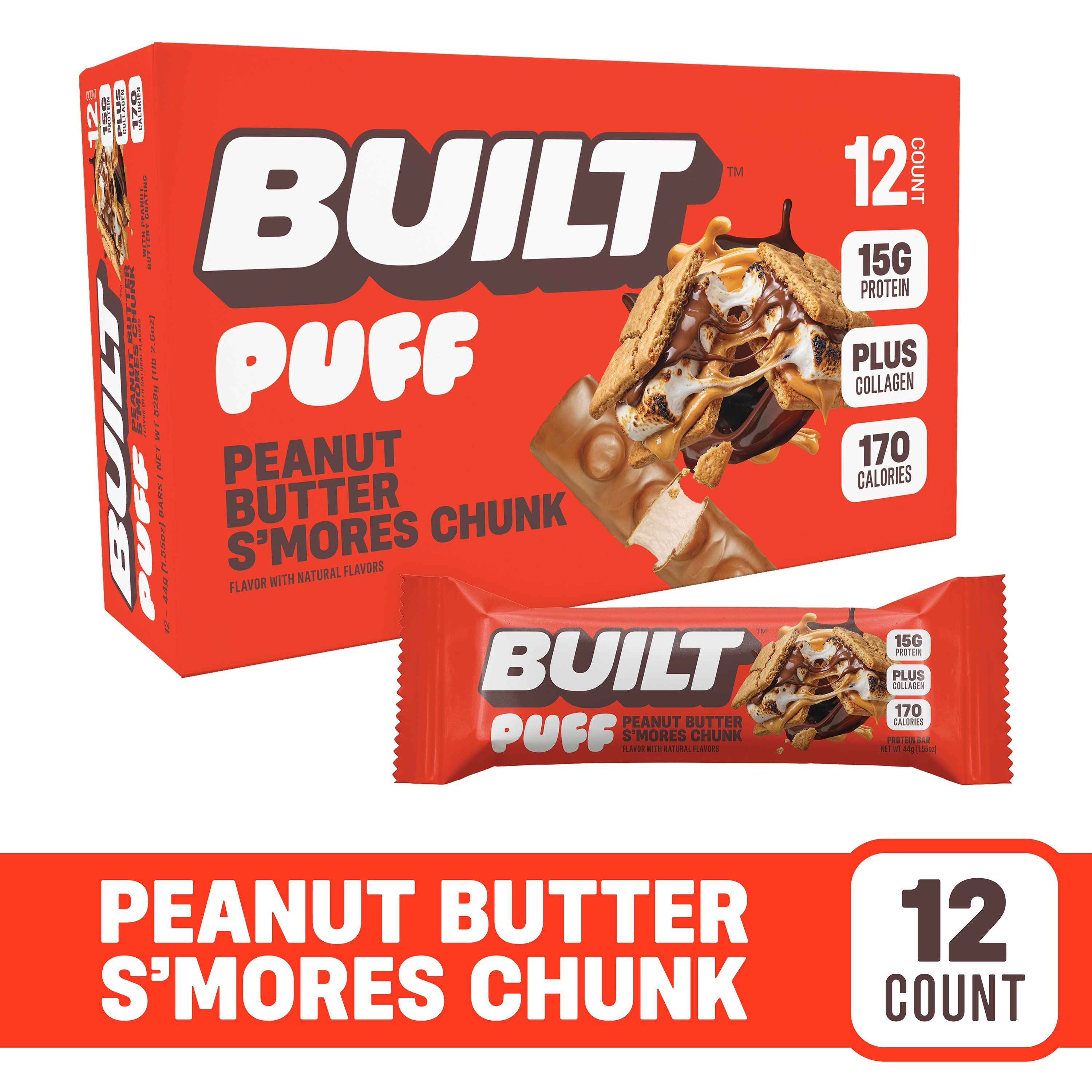 Peanut Butter S'mores Chunk Puff - Small Moment on the Go