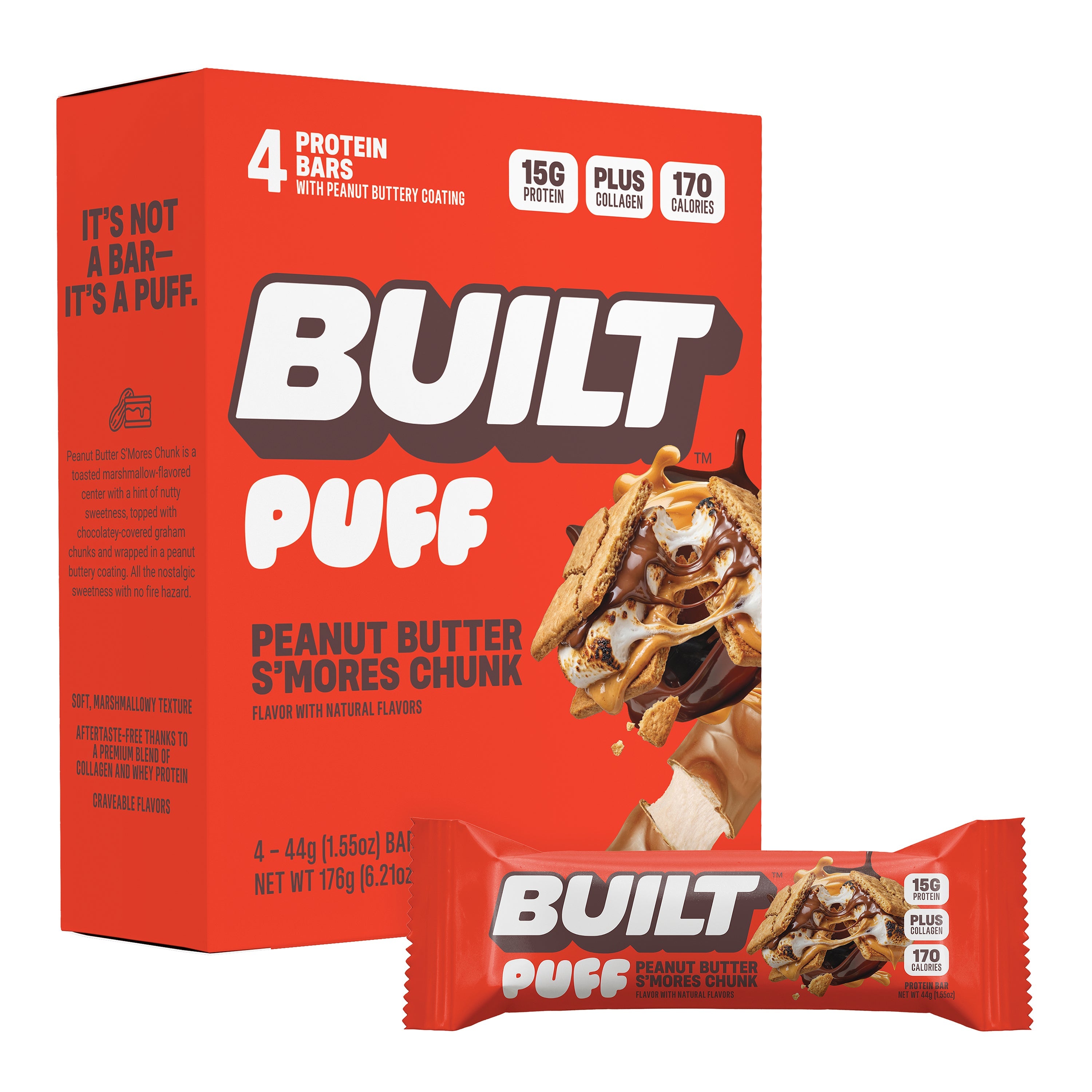 Peanut Butter S'mores Chunk Puff - 4ct - Informal Moment in Your Routine