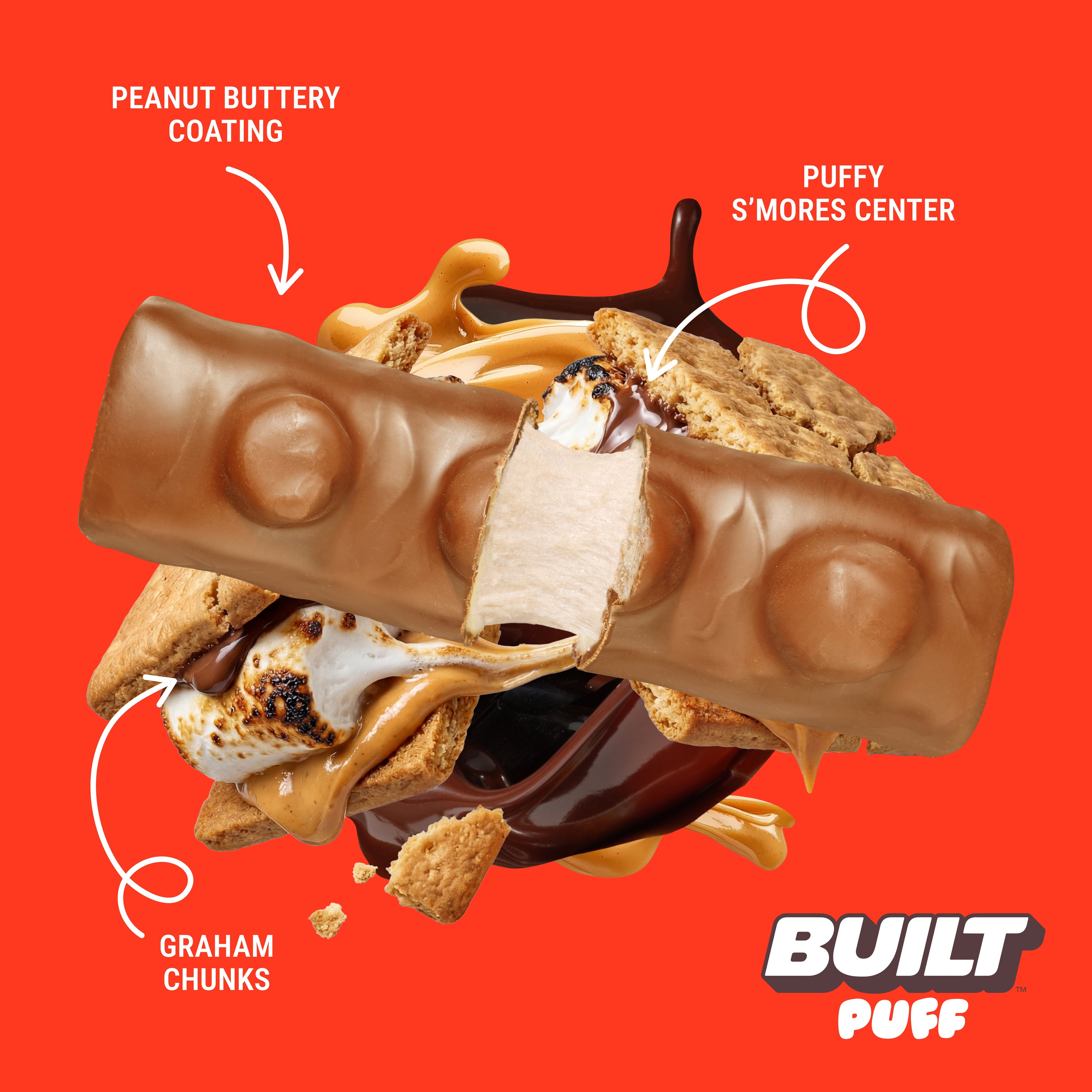 Peanut Butter S'mores Chunk Puff - Small Moment on the Go
