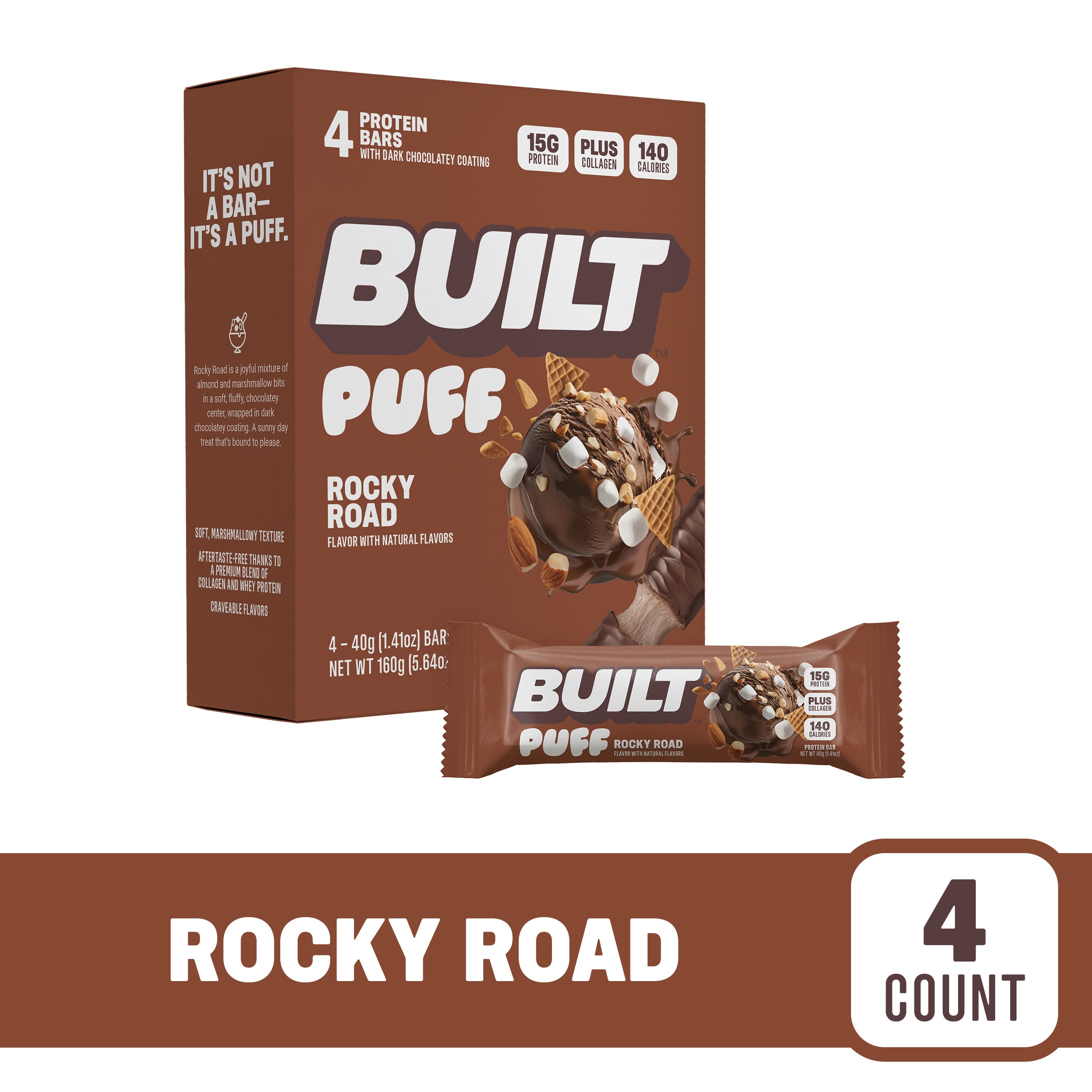 Rocky Road Puff 4ct - Playful Moment in the Evening