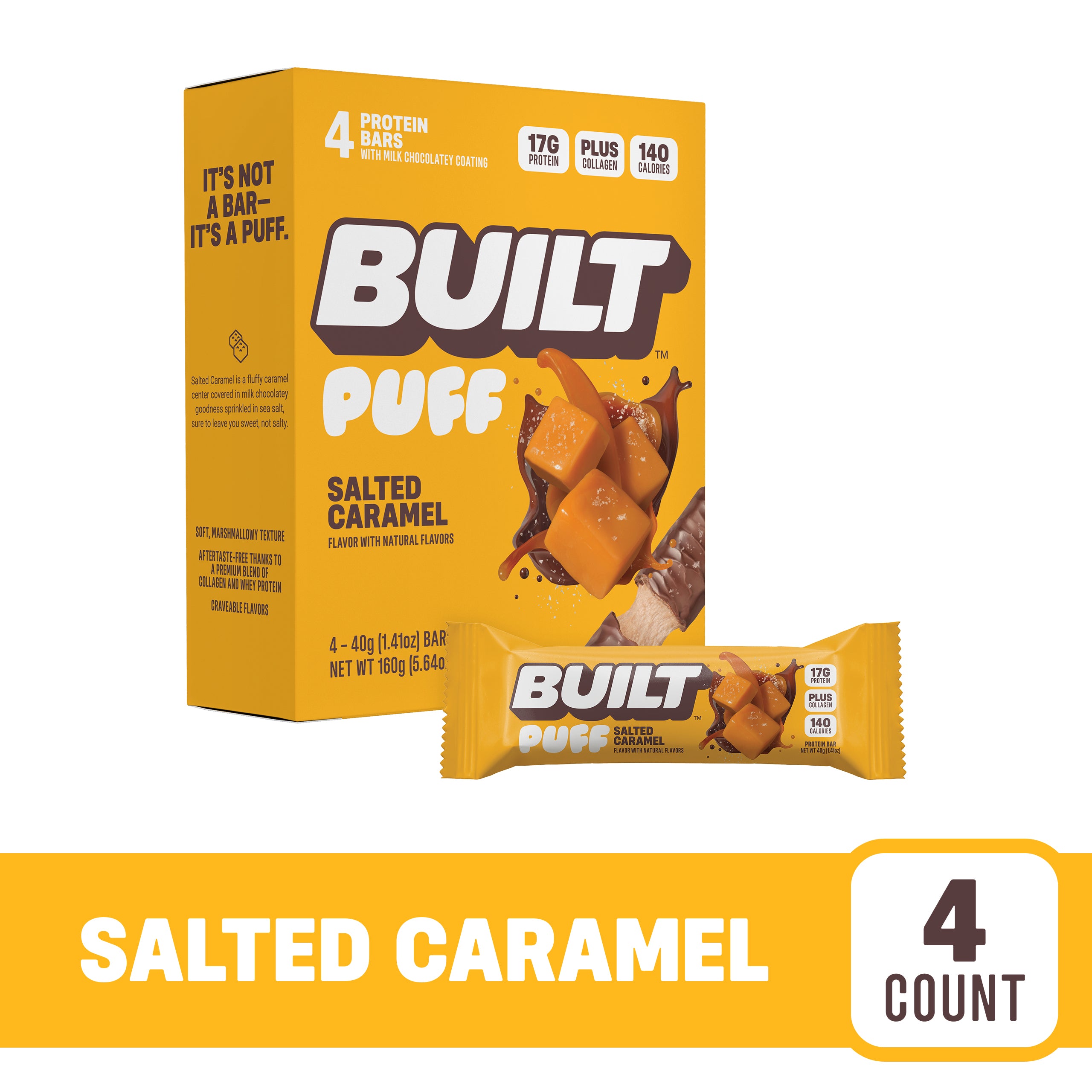 Salted Caramel Puff 4ct - Unplanned Moment at Home