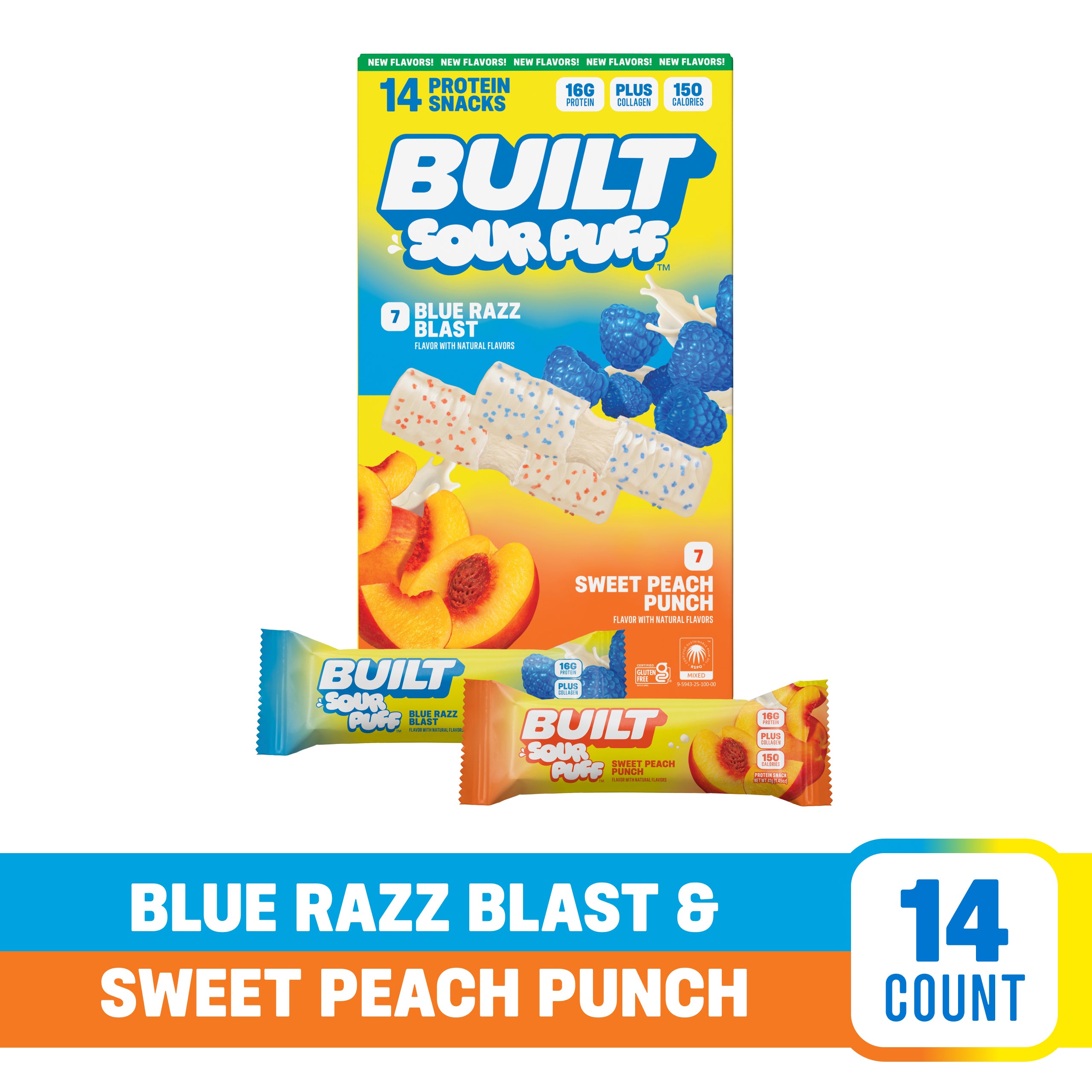 Variety Pack: Blue Razz Blast + Sweet Peach Punch - Unhurried Moment at Your Desk
