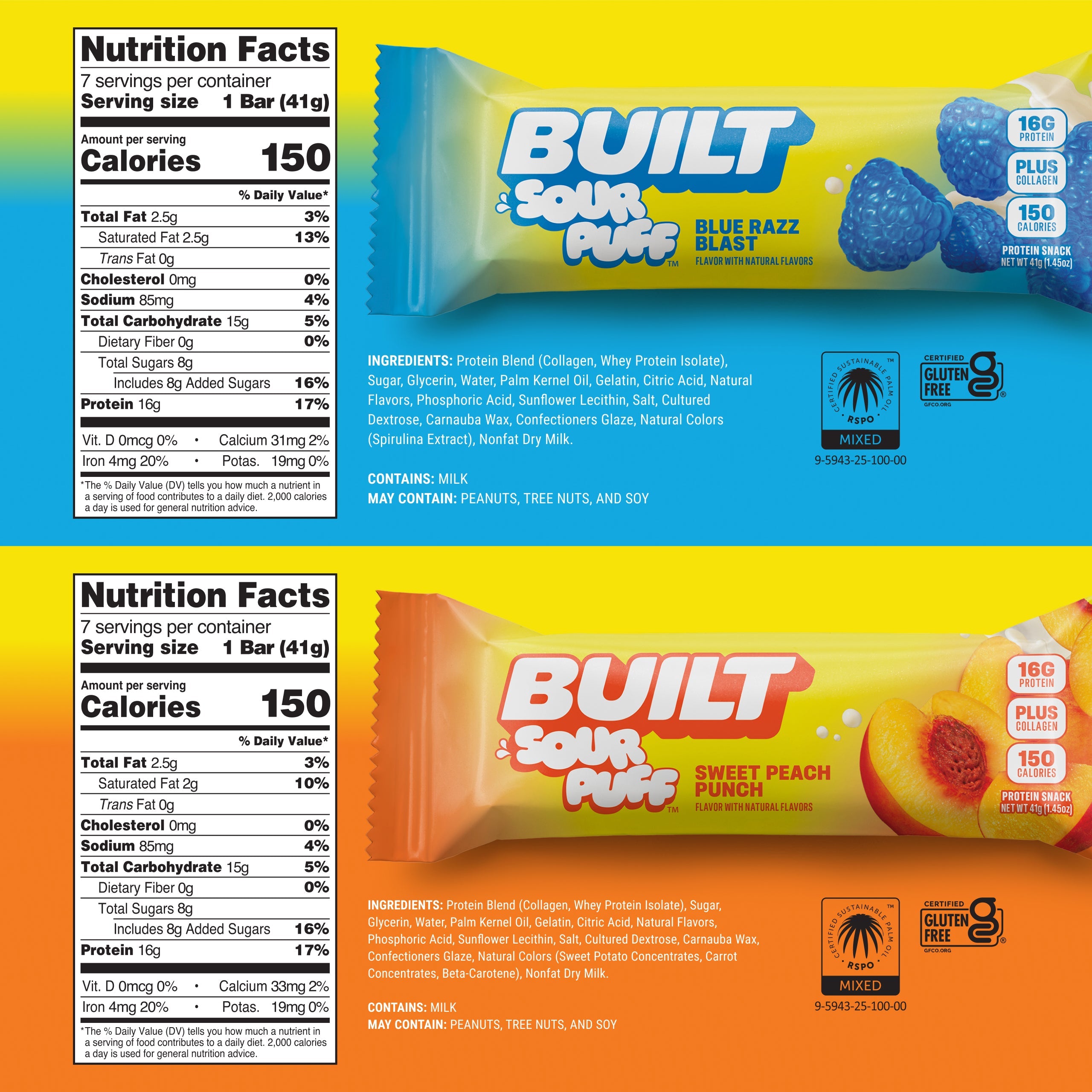 Variety Pack: Blue Razz Blast + Sweet Peach Punch - Unhurried Moment at Your Desk