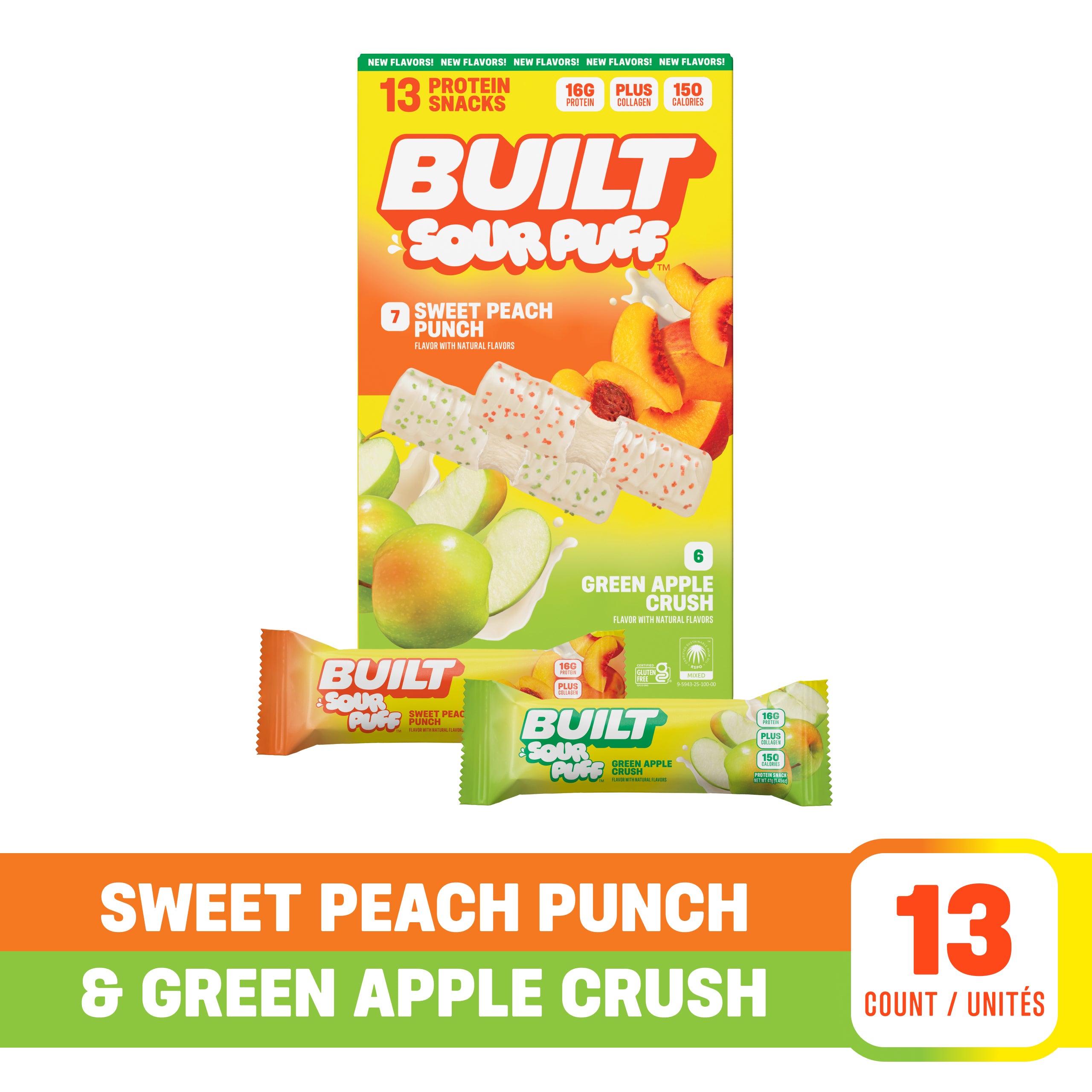 Variety Pack: Sweet Peach Punch + Green Apple Crush - Welcome Moment on the Go