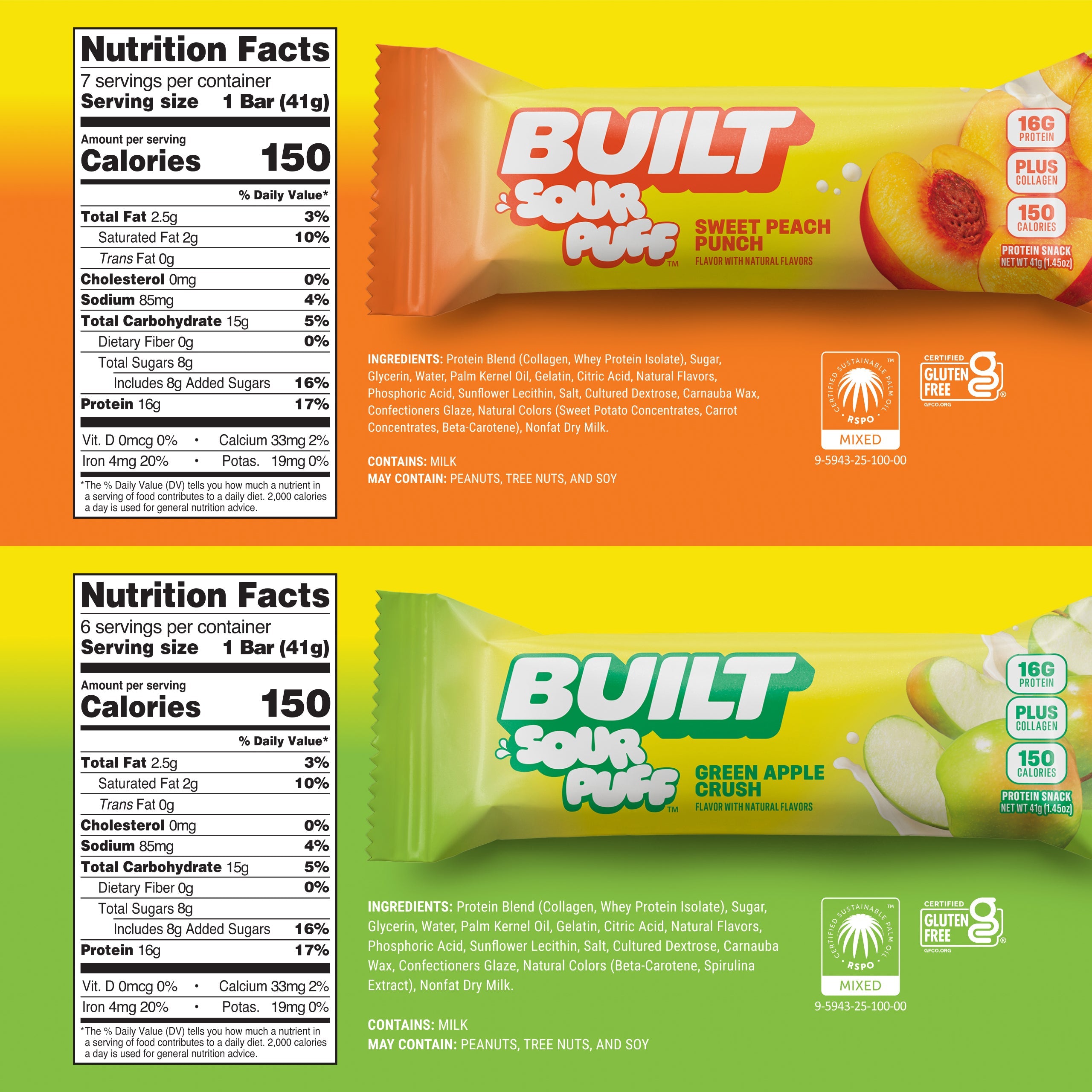 Variety Pack: Sweet Peach Punch + Green Apple Crush - Welcome Moment on the Go