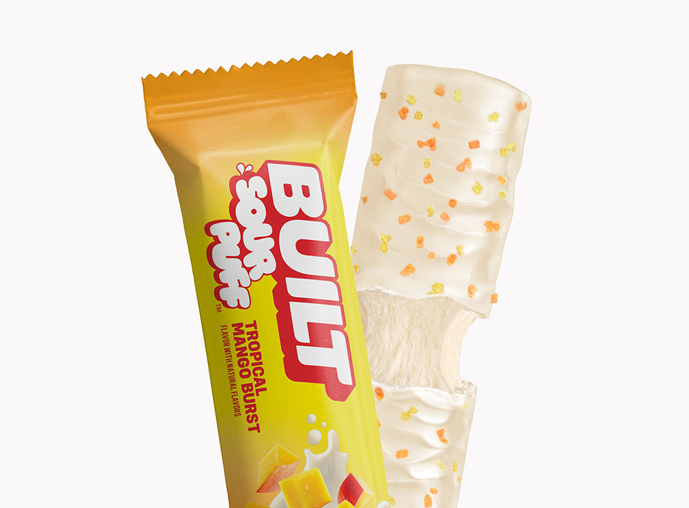Tropical Mango Burst Sour Puff 4ct - Unplanned Moment on Weekends