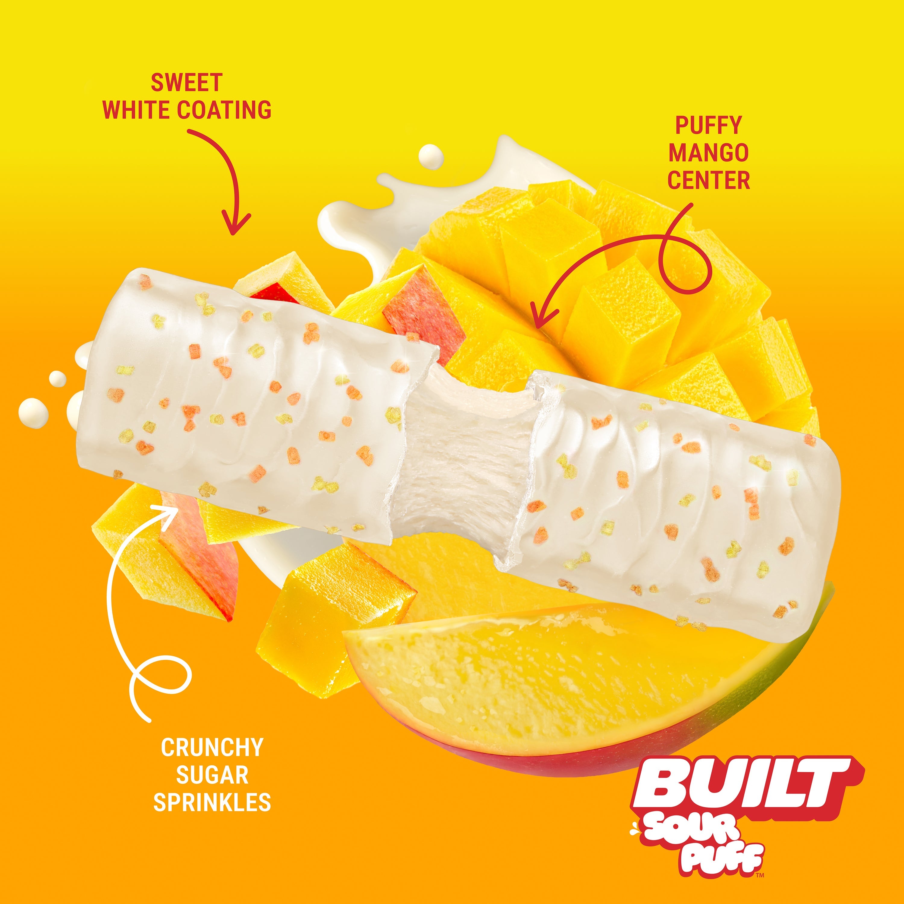 Tropical Mango Burst Sour - Playful Moment Away from Work