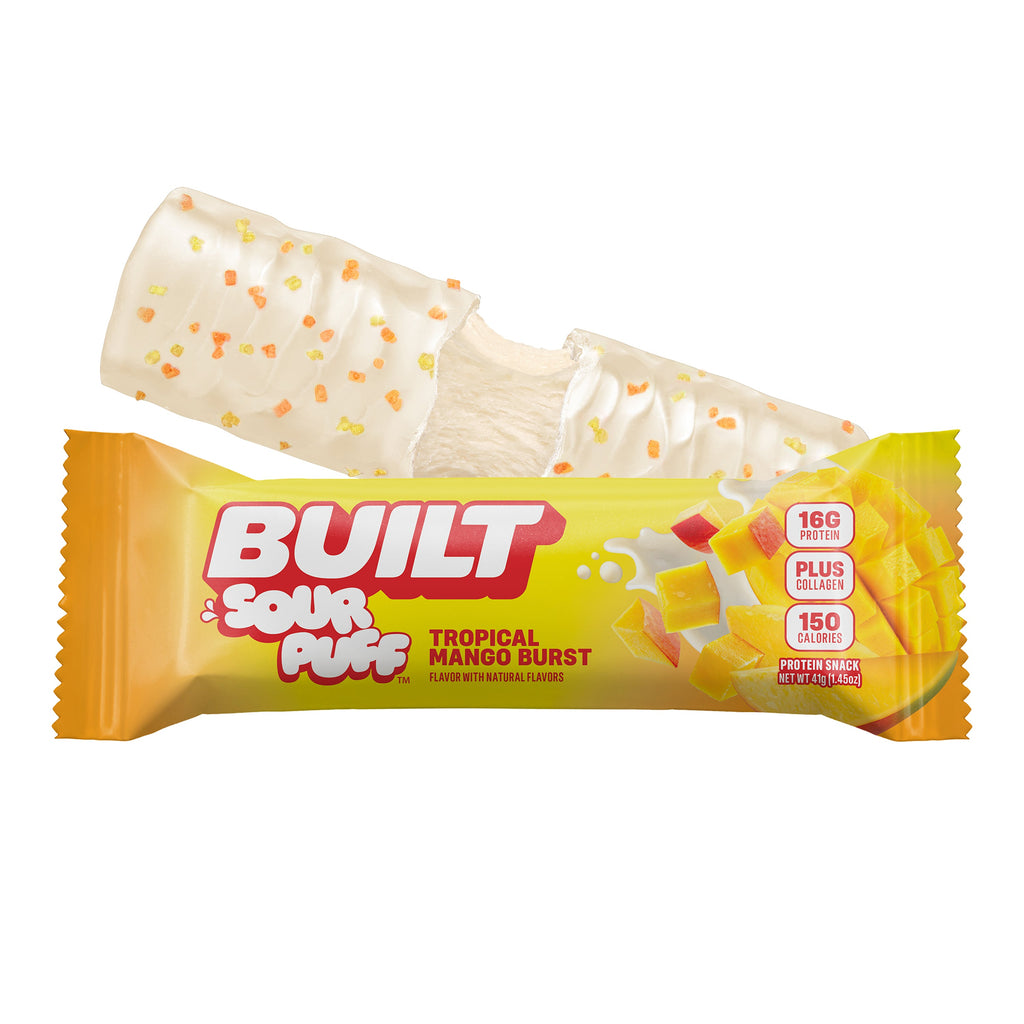 Tropical Mango Burst Sour Puff 4ct - Unplanned Moment on Weekends