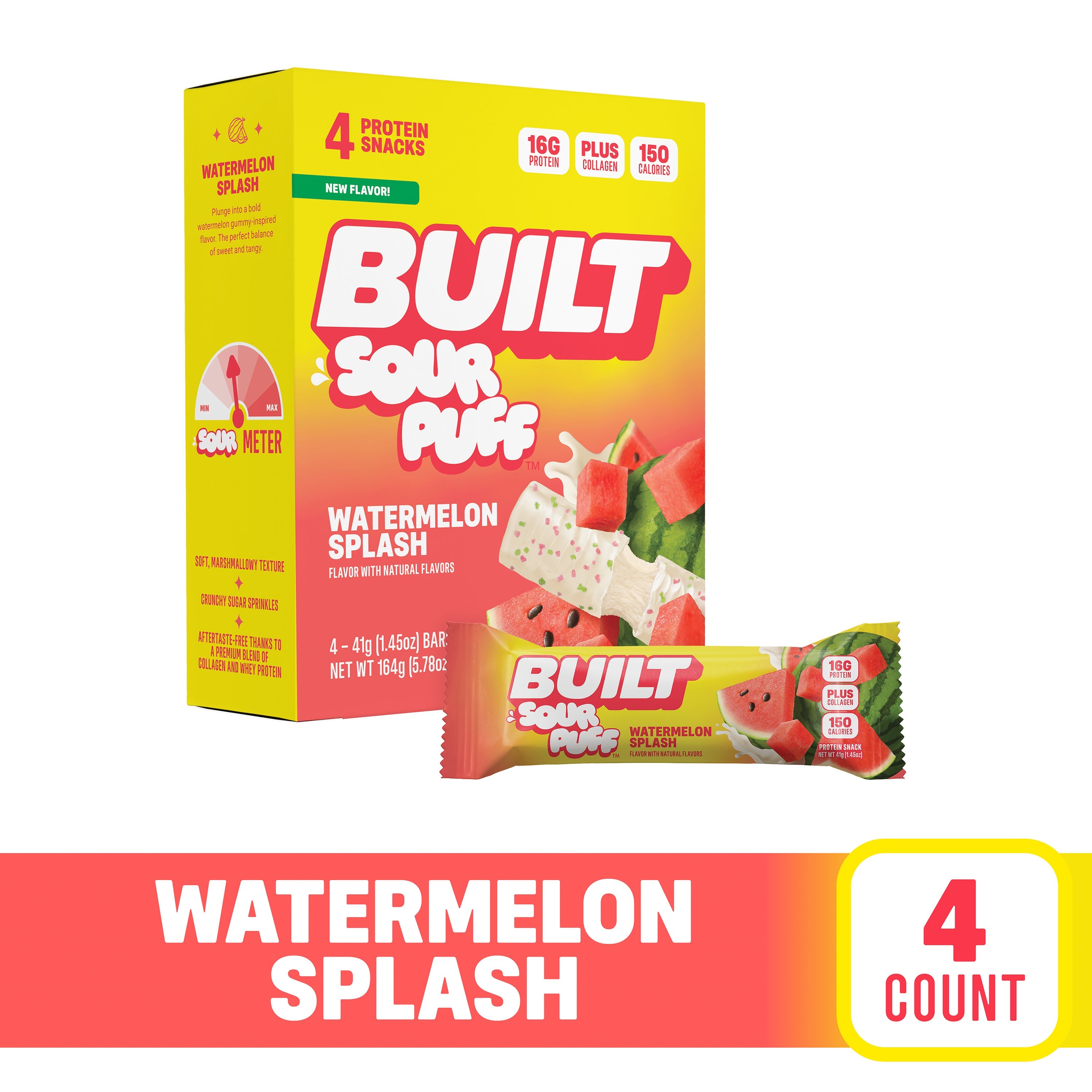Watermelon Splash Sour Puff 4ct - Unhurried Moment for Yourself