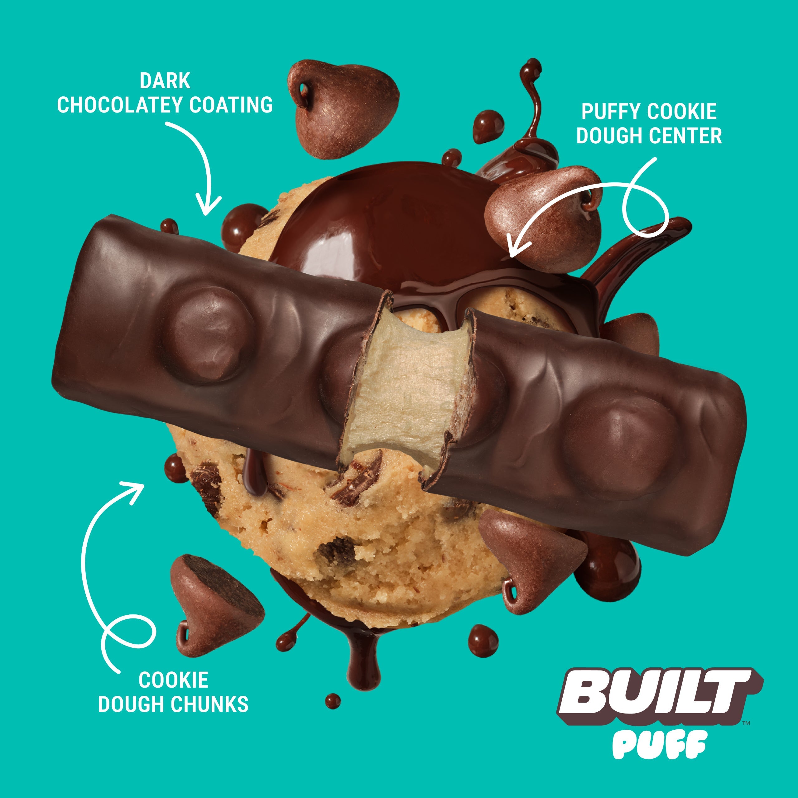 Cookie Dough Chunk Puff 4ct - Bright Moment During Downtime